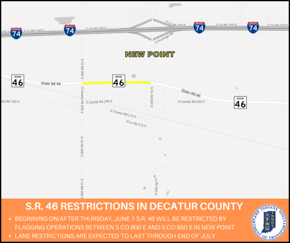 State Road 46 restrictions - WTRE Radio