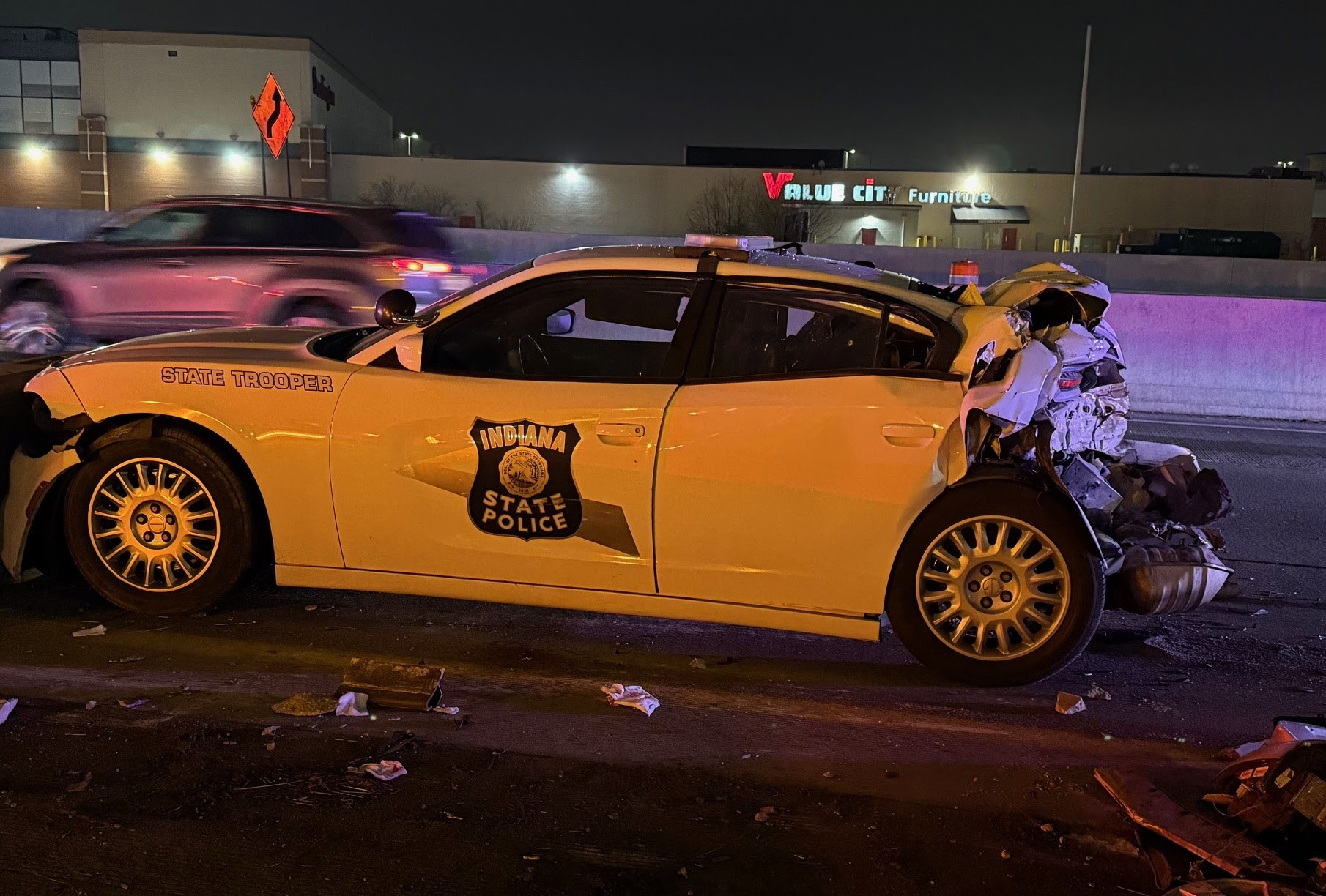 Wre Radi Drunk Driver struck an Indiana State Police car; Trooper Injured - WTRE ...