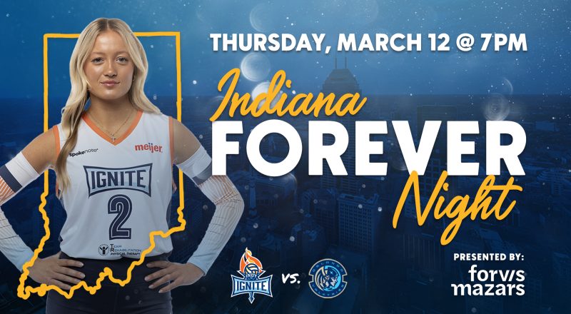 Indy Ignite Indiana Forever Night - Email